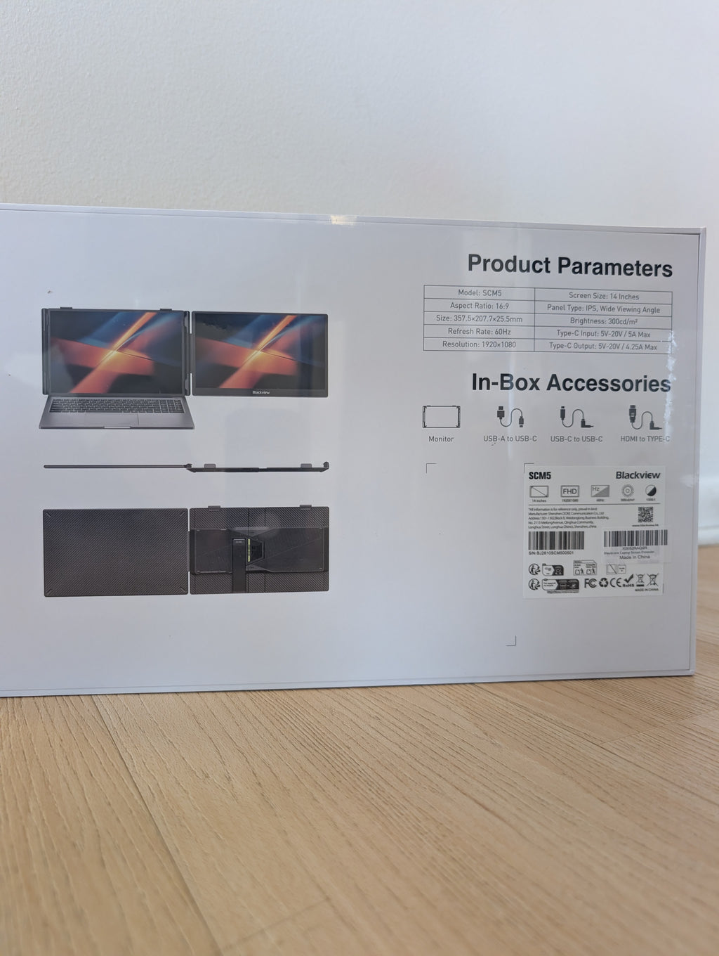 Blackview 14.1" Portable Laptop Screen Extender
